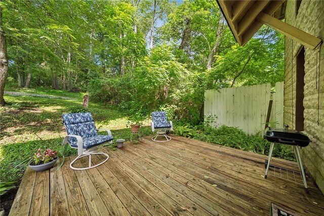 15 Old Saxonburg Blvd, West Deer, PA 15084 - view of wooden deck