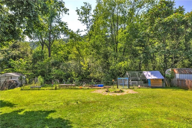 2128 Stoops Ct, Apollo Boro, PA 15673 - view of yard featuring an outdoor structure and exterior structure