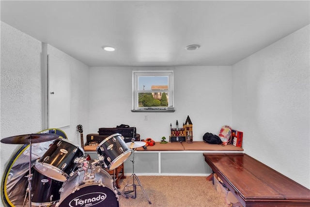 2128 Stoops Ct, Apollo Boro, PA 15673 - carpeted office with a textured wall