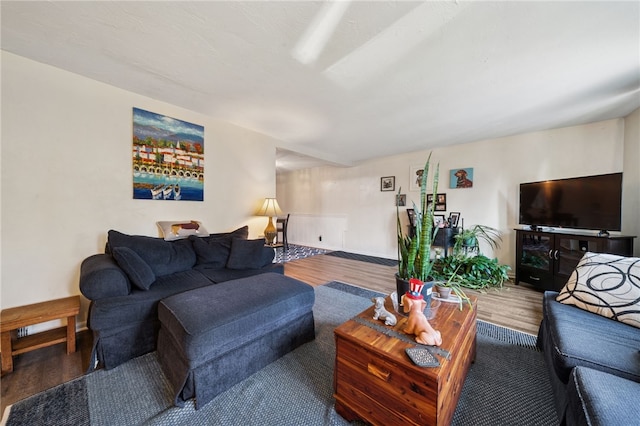 4075 Greensburg Pike, Wilkins Twp, PA 15221 - living room featuring wood finished floors