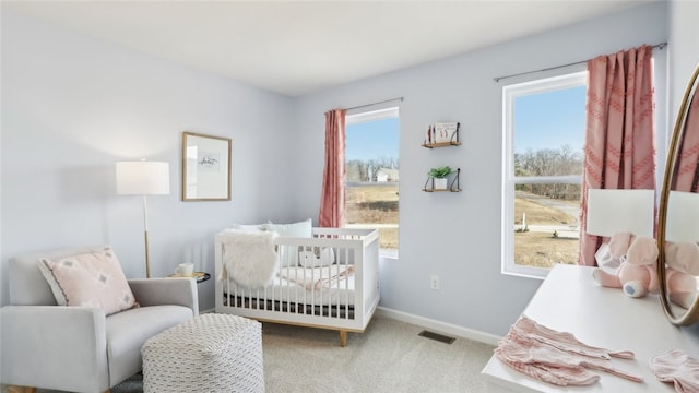 211 Truth Cir, Jackson Twp, PA 16037 - bedroom with a nursery area, multiple windows, and carpet flooring