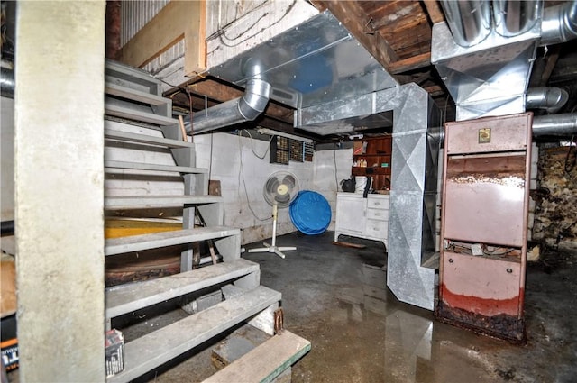 517 S 3rd Ave, Elizabeth Twp/Boro, PA 15037 - unfinished below grade area featuring stairs