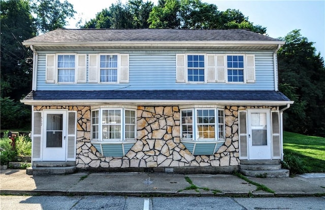 517 S 3rd Ave, Elizabeth Twp/Boro, PA 15037 - view of front facade featuring entry steps and stone siding
