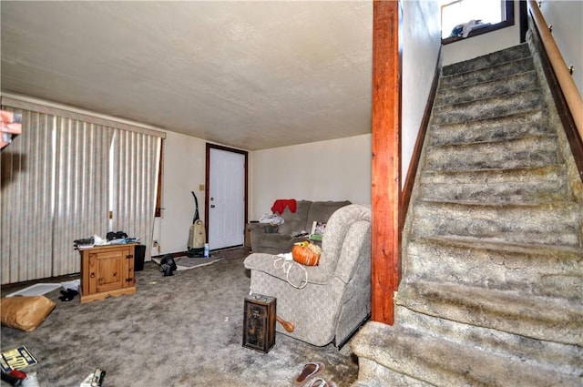 517 S 3rd Ave, Elizabeth Twp/Boro, PA 15037 - living room with stairway and carpet floors