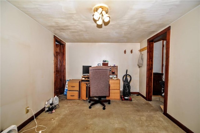 517 S 3rd Ave, Elizabeth Twp/Boro, PA 15037 - home office featuring light colored carpet and baseboards