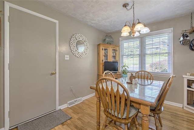 2 Redgrave Dr, Hempfield Twp, PA 15601 - dining area featuring a chandelier and light wood-style flooring