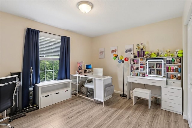 196 Weathervane Dr, Slippery Rock Twp, PA 16057 - home office featuring light wood-type flooring