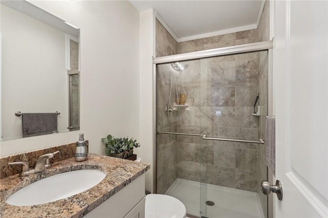 196 Weathervane Dr, Slippery Rock Twp, PA 16057 - bathroom with vanity and a shower stall