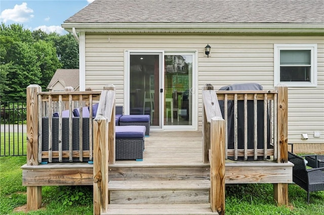 196 Weathervane Dr, Slippery Rock Twp, PA 16057 - view of wooden terrace