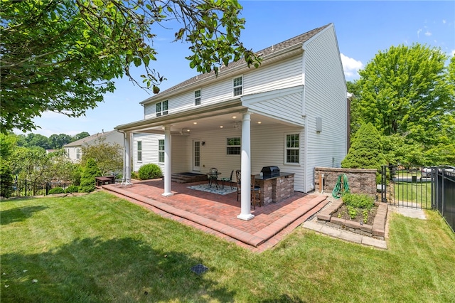 113 Great Rock Dr, Bethel Park, PA 15102 - rear view of property featuring a patio area and a gate