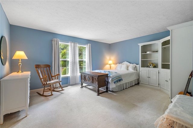 113 Great Rock Dr, Bethel Park, PA 15102 - carpeted bedroom featuring a textured ceiling