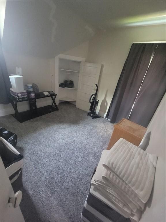 413 River Ave, Aliquippa, PA 15001 - sitting room with vaulted ceiling and carpet flooring