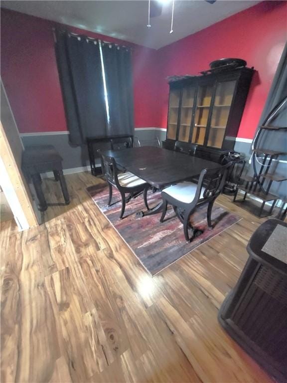 413 River Ave, Aliquippa, PA 15001 - dining space with wood finished floors and baseboards