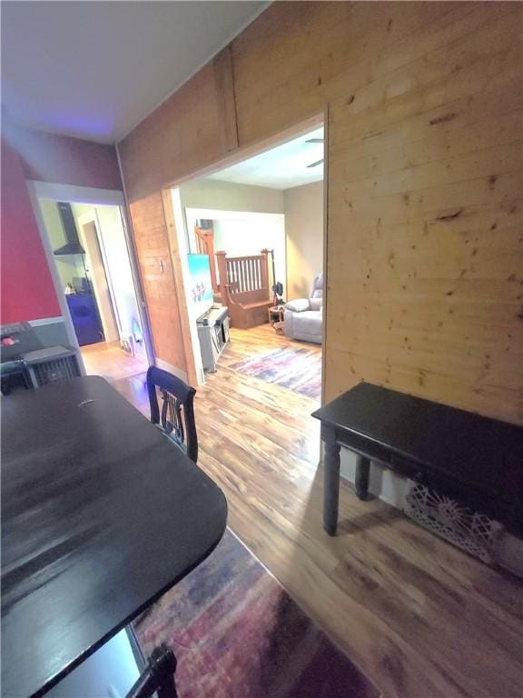 413 River Ave, Aliquippa, PA 15001 - dining space with wood finished floors
