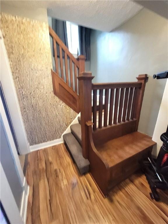 413 River Ave, Aliquippa, PA 15001 - staircase with wood finished floors