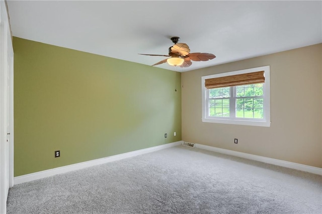 184 Wynne St, Shaler, PA 15209 - spare room featuring light colored carpet and ceiling fan