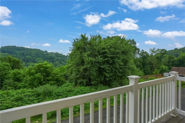 184 Wynne St, Shaler, PA 15209 - balcony featuring a wooded view