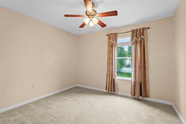 53 Peters Rd, Hempfield Twp, PA 15601 - unfurnished room featuring light colored carpet and a ceiling fan