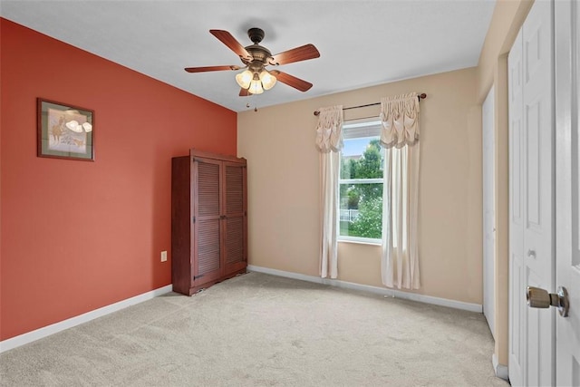 53 Peters Rd, Hempfield Twp, PA 15601 - carpeted spare room featuring a ceiling fan and baseboards