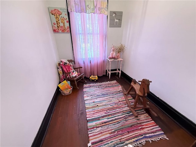149 N 3rd St, Duquesne, PA 15110 - living area featuring wood finished floors and baseboards