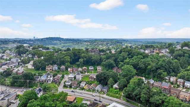 411 Center Ave, West View, PA 15229 - aerial view of property's location with nearby suburban area