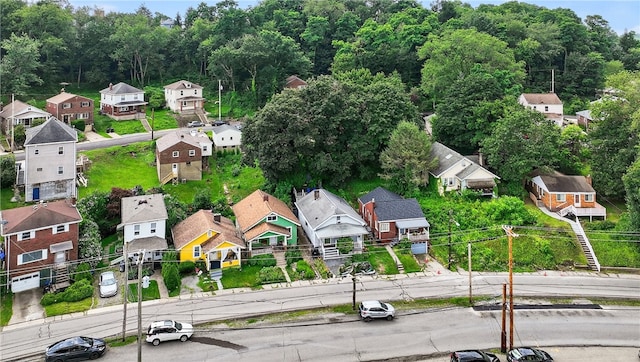 411 Center Ave, West View, PA 15229 - aerial perspective of suburban area