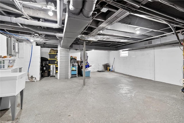 411 Center Ave, West View, PA 15229 - below grade area featuring electric panel