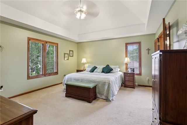 308 Heather Hill Dr, Pine Twp, PA 15044 - bedroom featuring a raised ceiling and light carpet