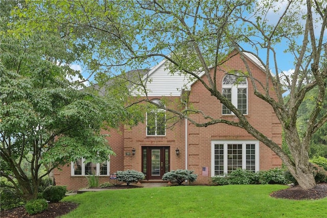 308 Heather Hill Dr, Pine Twp, PA 15044 - traditional home featuring a front lawn and brick siding