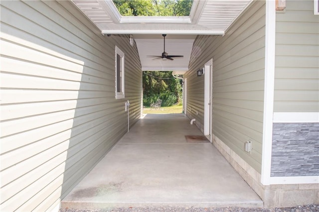 113 Betty Ln, Butler, PA 16002 - view of patio with a ceiling fan