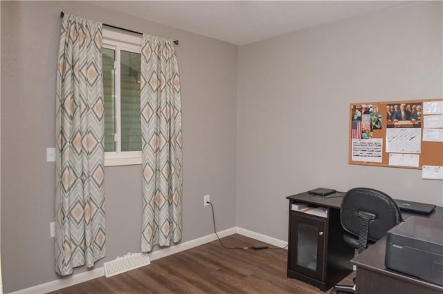 113 Betty Ln, Butler, PA 16002 - office featuring dark wood-style floors and baseboards