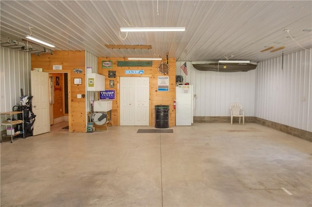 113 Betty Ln, Butler, PA 16002 - garage with freestanding refrigerator