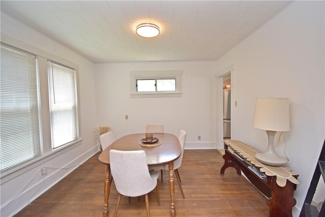 1804 Ridge Ave, Coraopolis, PA 15108 - dining space with wood finished floors and baseboards
