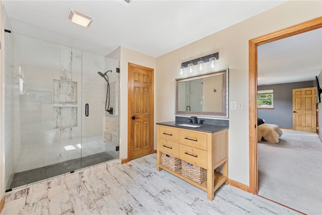 219 Tea Rose Ln, Harrison Twp, PA 15065 - ensuite bathroom with vanity and a shower stall