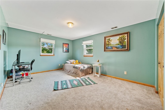 219 Tea Rose Ln, Harrison Twp, PA 15065 - carpeted bedroom with baseboards