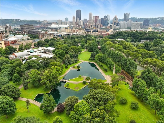 38 Foster Sq, Central North Side, PA 15212 - aerial view of city skyline and a nearby body of water
