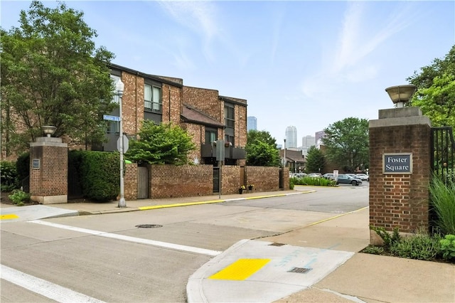 38 Foster Sq, Central North Side, PA 15212 - view of concrete street with curbs, sidewalks, and street lighting