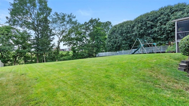 108 Trenton Cir, Peters Twp, PA 15317 - view of yard with a playground