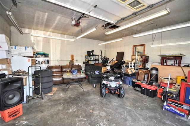 8263 Mentor Rd, Forward Twp, PA 15037 - garage featuring a garage door opener