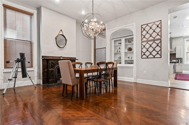 423 Lockhart St, East Allegheny, PA 15212 - dining room featuring a chandelier and recessed lighting