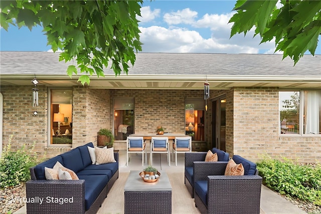 163 Nesbitt Rd, Neshannock Twp, PA 16105 - view of patio / terrace with an outdoor living space