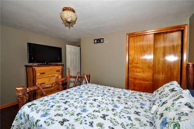 111 Wood St, Rostraver, PA 15089 - bedroom featuring a closet and wood finished floors