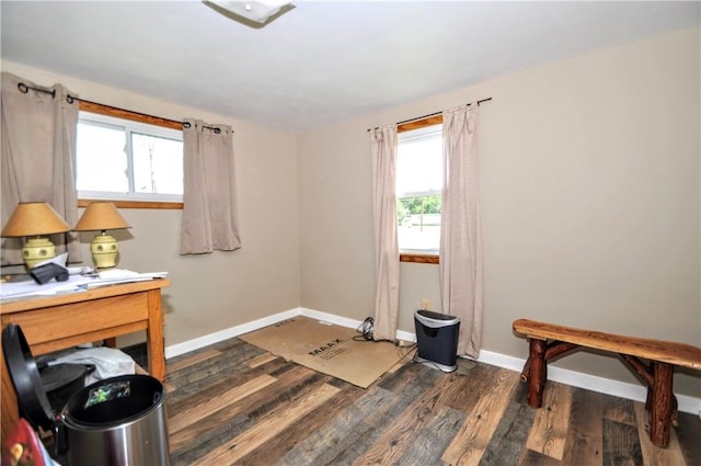 111 Wood St, Rostraver, PA 15089 - home office featuring wood finished floors and baseboards
