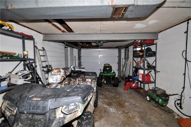111 Wood St, Rostraver, PA 15089 - garage with concrete block wall