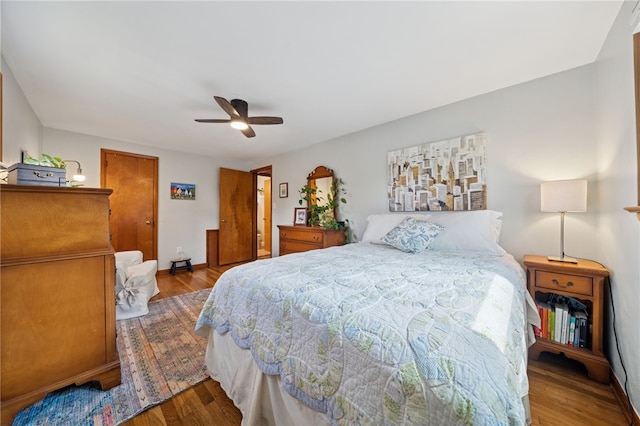 404 Atlantic Ave, Forest Hills Boro, PA 15221 - bedroom with wood finished floors and ceiling fan