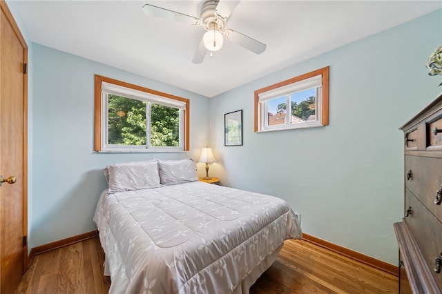 404 Atlantic Ave, Forest Hills Boro, PA 15221 - bedroom with wood finished floors and a ceiling fan