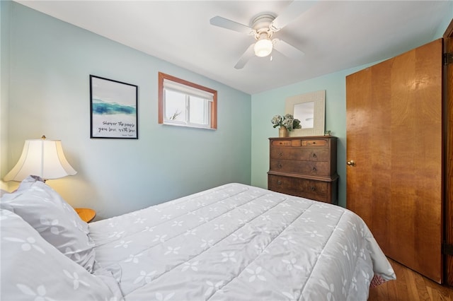 404 Atlantic Ave, Forest Hills Boro, PA 15221 - bedroom with wood finished floors and a ceiling fan
