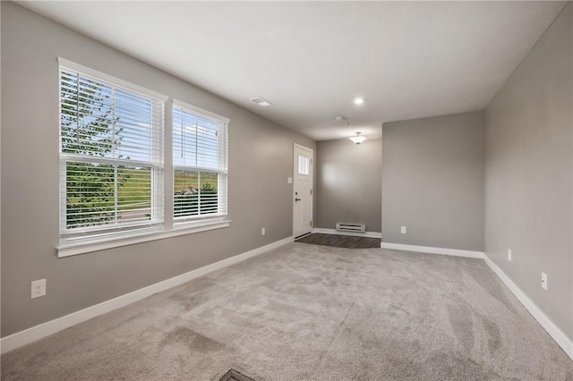 1008 Adair Ave, Middlesex Twp, PA 16059 - carpeted spare room featuring baseboards and baseboard heating