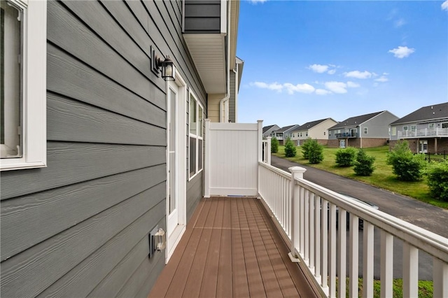 1008 Adair Ave, Middlesex Twp, PA 16059 - wooden deck featuring a residential view