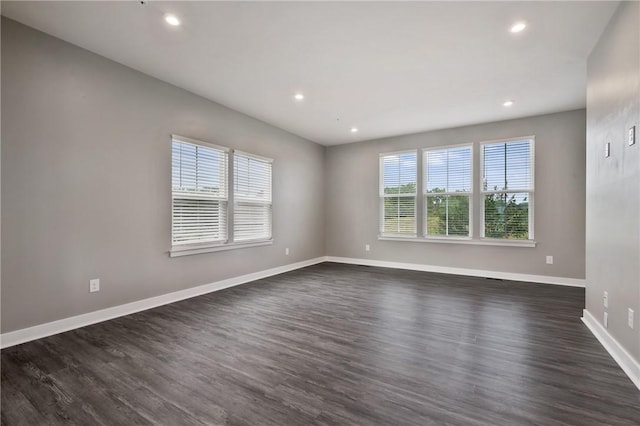 1008 Adair Ave, Middlesex Twp, PA 16059 - unfurnished room with dark wood-style flooring and recessed lighting